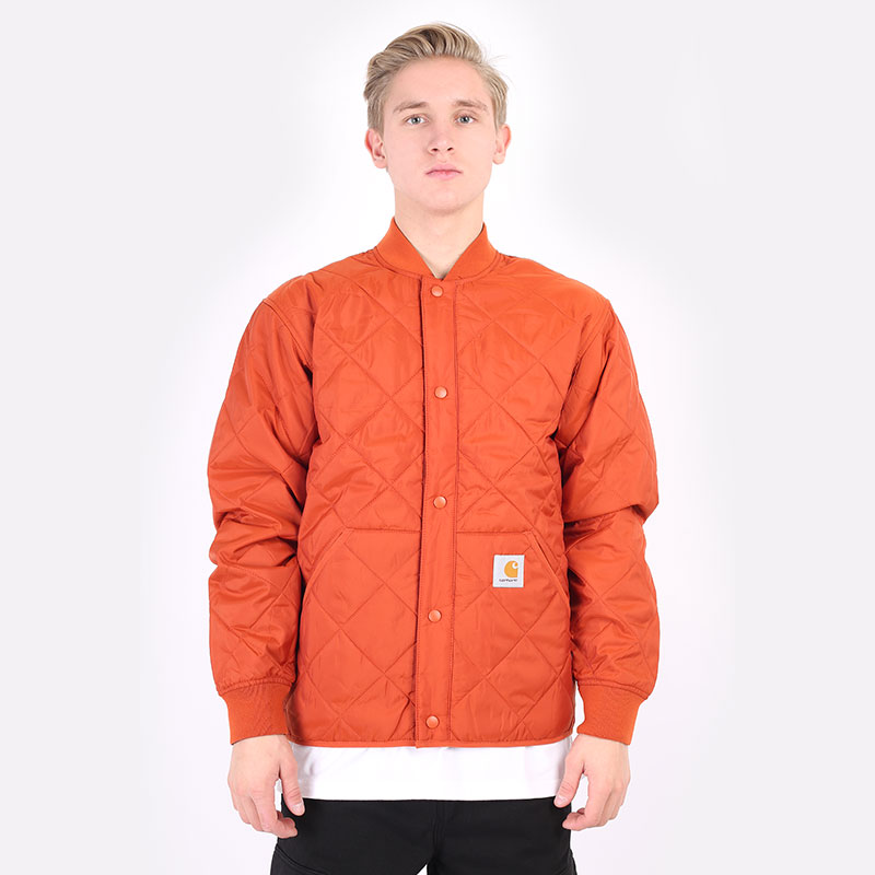 мужская оранжевая куртка Carhartt WIP Barrow Liner I029461-black - цена, описание, фото 3